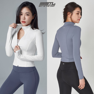 【STL】Essence Crop Jacket 12色韓式瑜伽健身上衣健身服無袖上衣機能t恤運動服登山服