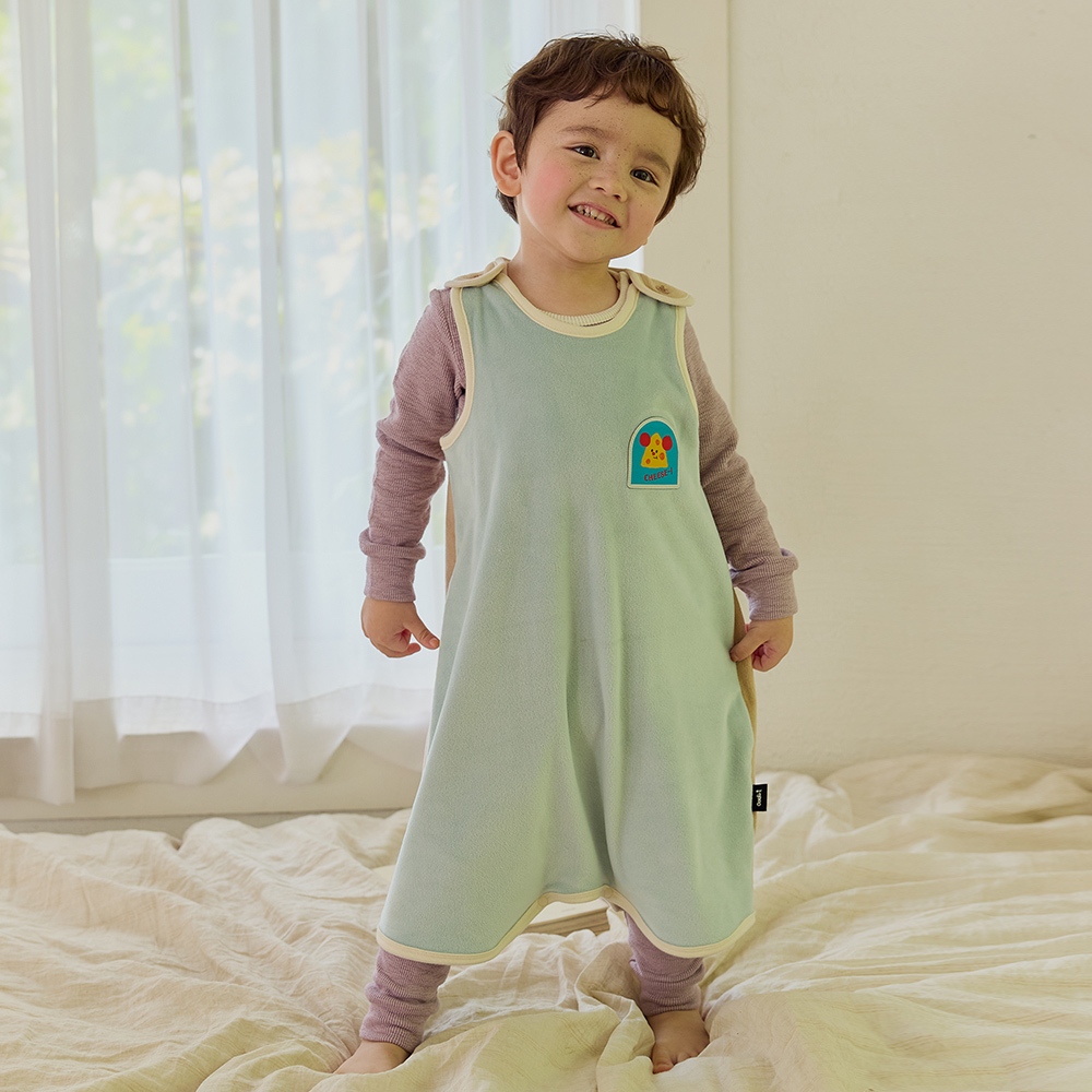 [cordi-i] 嬰兒衣服奶油芝士睡背心 (23FW)_CQ141 韓國/室內衣服/睡衣/兒童睡衣