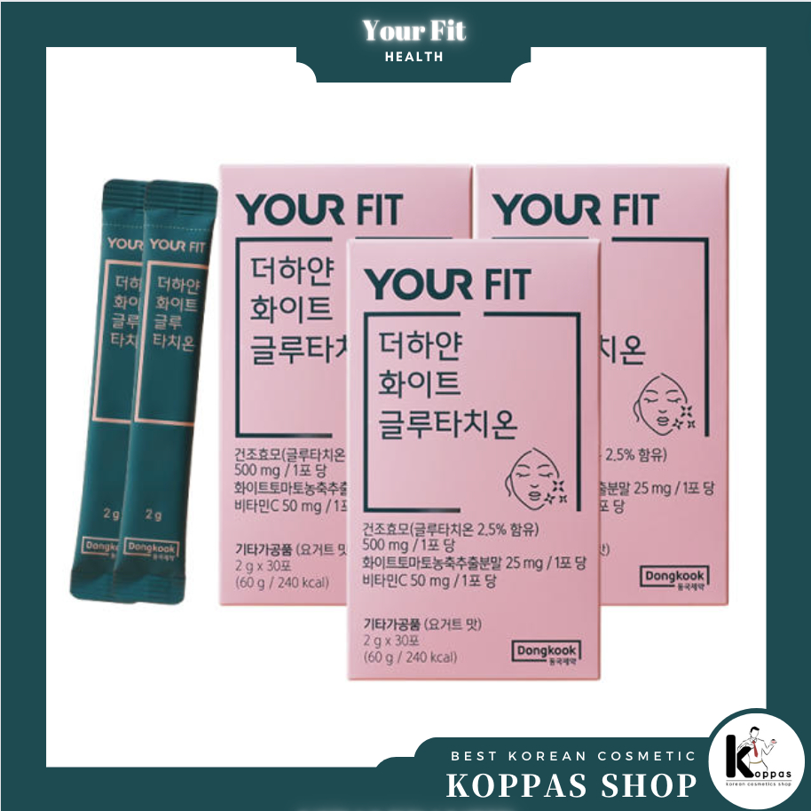 [Dongkook] YOUR FIT 韓國 美顏穀胱甘肽 谷胱甘肽 2g*30pcs (有效期: 2024/08)