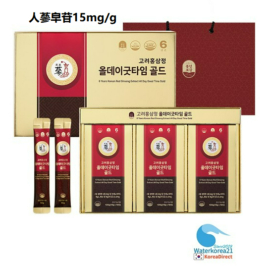 韓國 6年根高麗紅蔘精濃縮液GOLD10g x 30包禮物裝