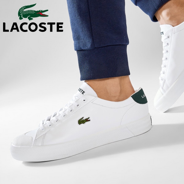 Lacoste 男士運動鞋 Gripshot 0120 1 Cma 白色/深綠色皮鞋