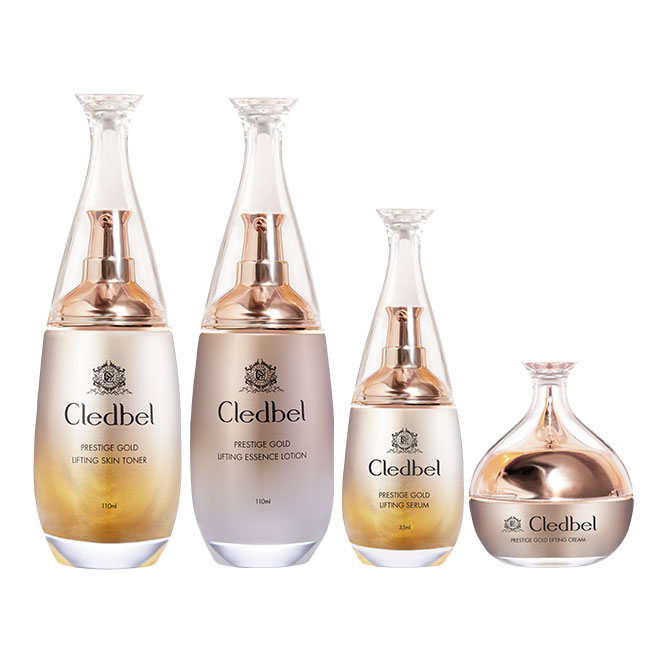 Cledbel Prestige 黃金提拉爽膚水+乳液+精華+面霜