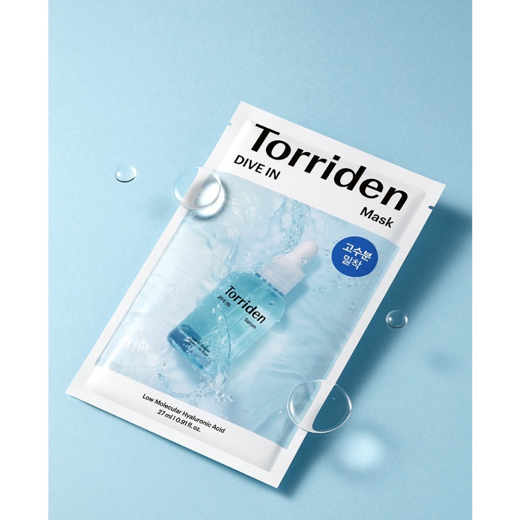 Torriden Dive 低分子透明質酸面膜 10 片