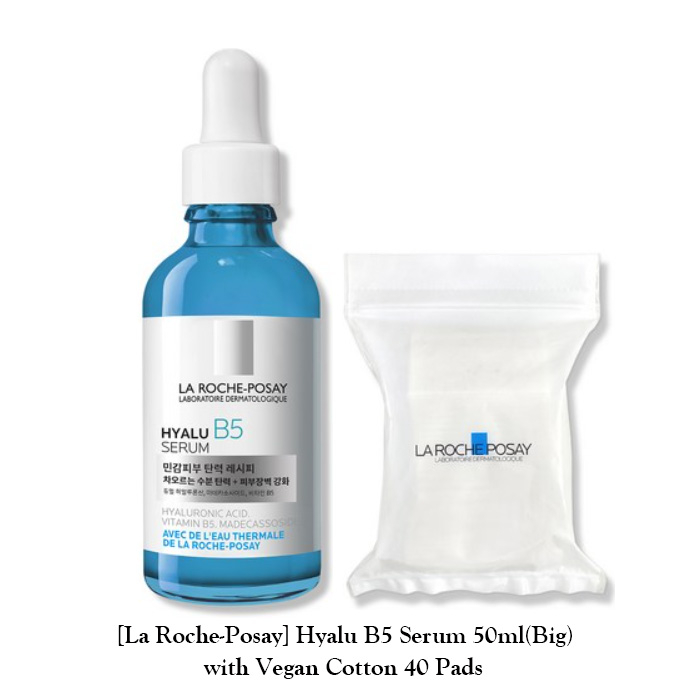 [La Roche-posay] Hyalu B5 Serum 50ml(Big) 含純素棉 40 片