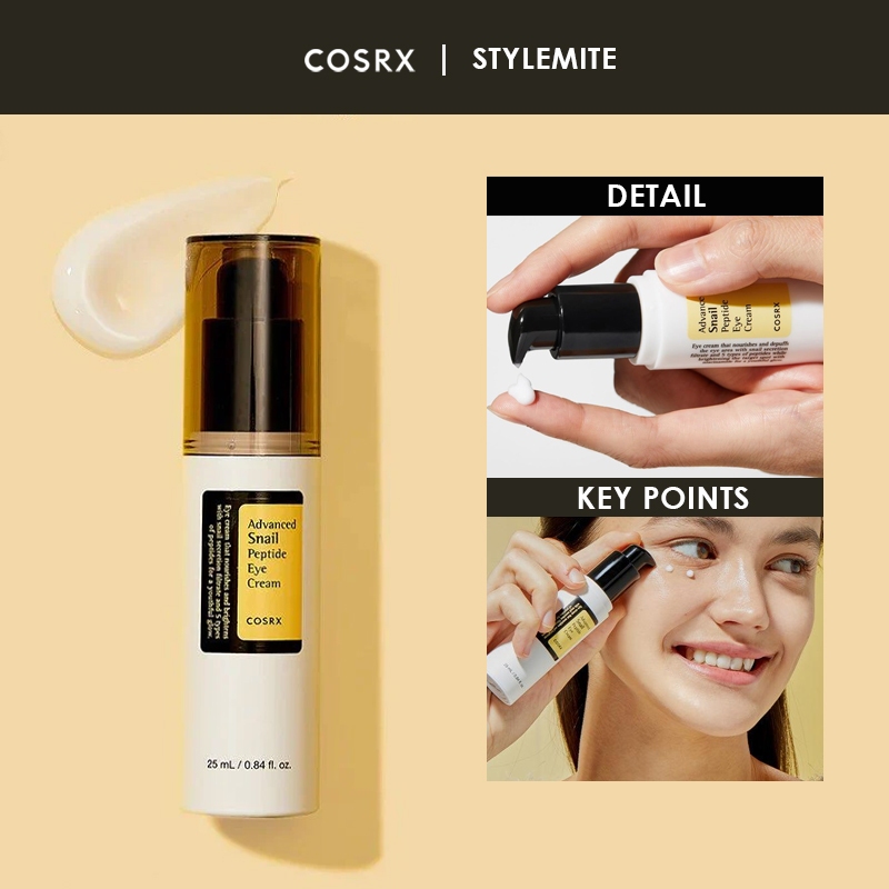 Cosrx 高級蝸牛肽眼霜抗皺抗衰老眼部護理 (25ml)