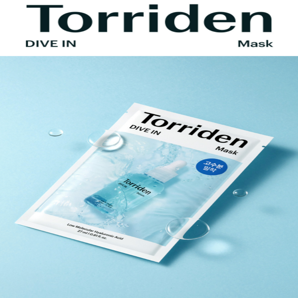 [Torriden] 潛水面罩 5 + 1 張 | 保濕/舒緩/營養面部護理韓國面膜/含保濕精華 | 直接發貨最新100