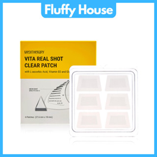 [MEDITHERAPY] Vita Real Shot Clear Patch 6EA、黑斑貼、痤瘡和瑕疵護理、水膠體
