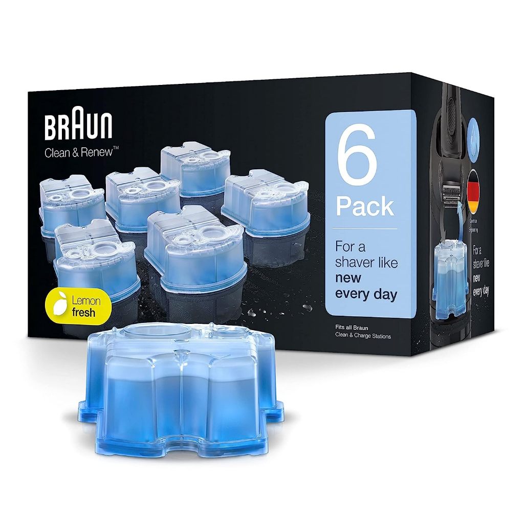 Braun Clean &amp; Renew Refill Cartridges CCR 1~6 件裝,用於清潔和充電清潔系統