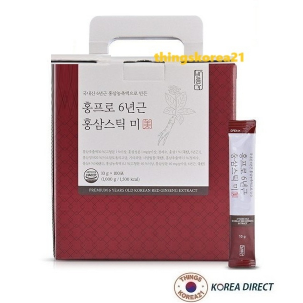 韓國6年根紅蔘濃縮液 10gx100包