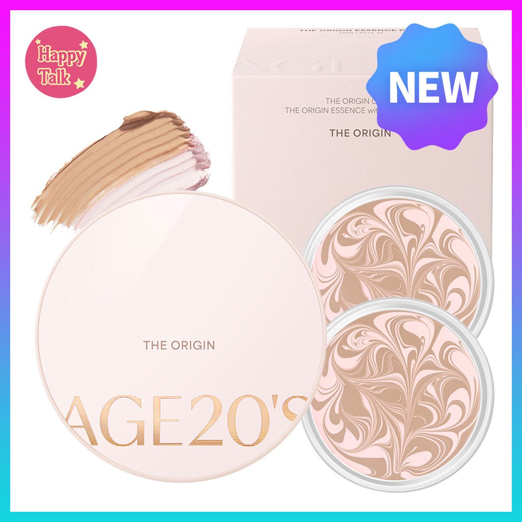 Age20's The Origin Glow The Origin Essence 帶彩色拿鐵 + 補充裝 2 件套