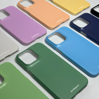 SAMSUNG 🇰🇷[ArtiSquare 簡約彩色硬殼系列 1] 兼容 iPhone 15 系列添加韓國高級粉彩三星