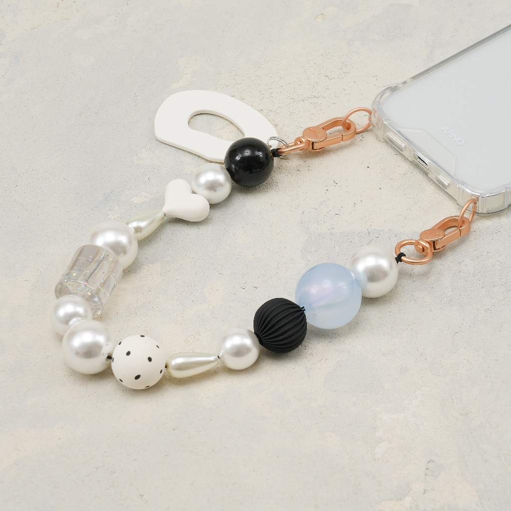 [ARNO Beads] “Little Dalmatian”適用於 iPhone/Galaxy - 帶可拆卸腕帶的手機
