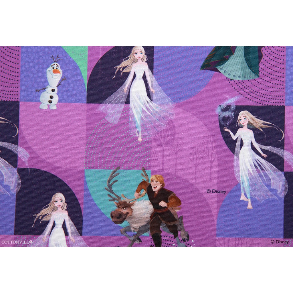 韓國布 韓國直送 版權布 迪士尼 冰雪奇緣2 艾莎 布料 印花布 棉布 拼布 手作 Disney Frozen