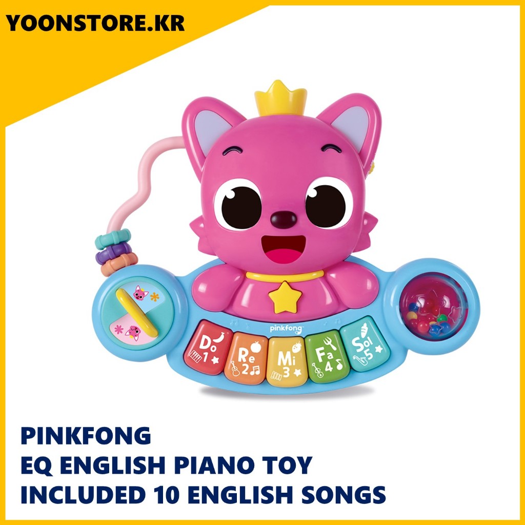 【碰碰狐】韓語情商英文鋼琴玩具含10首英文歌曲