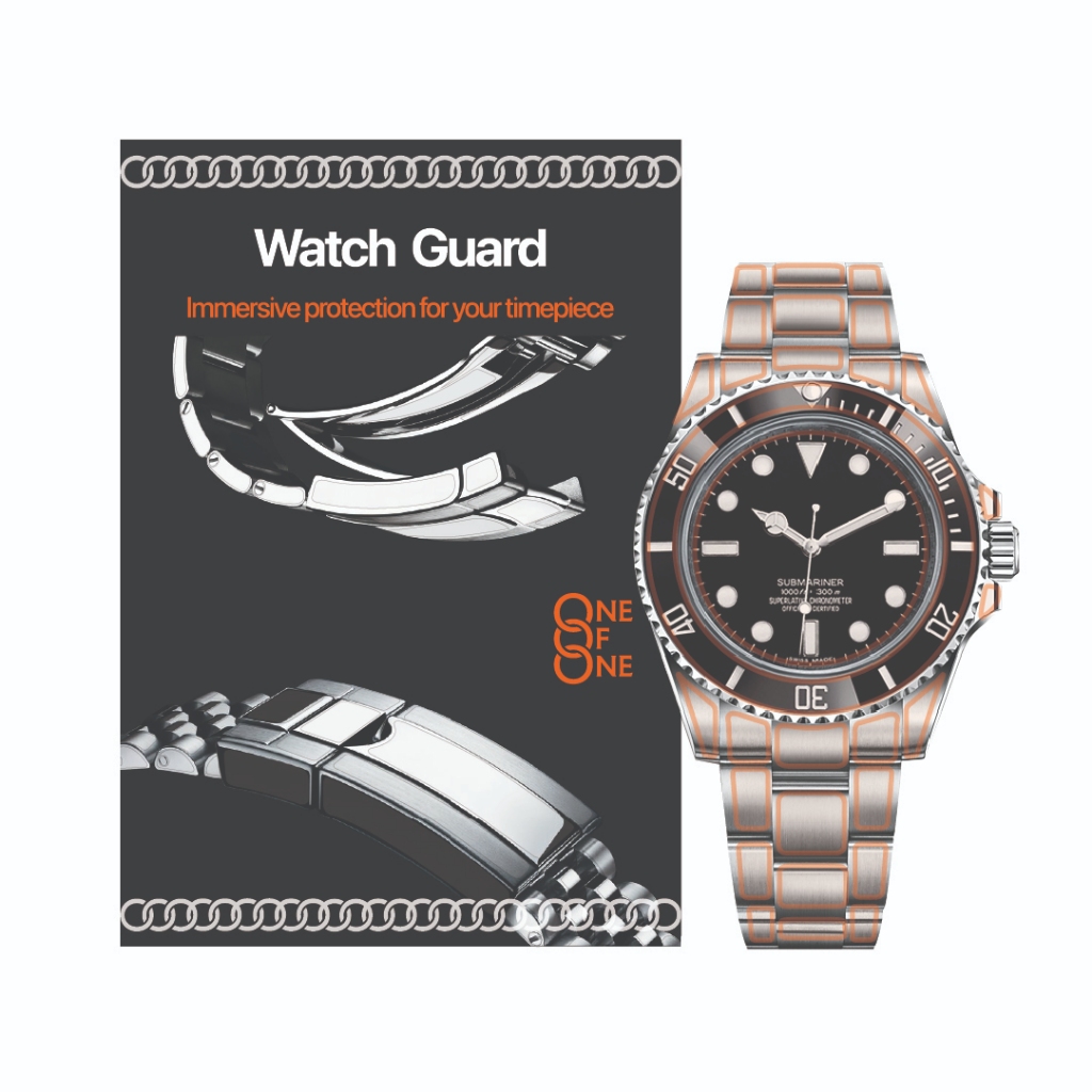 ONEofONE  WatchGuard 勞力士保護膜，適用於 Rolex Submariner 無日期 114060