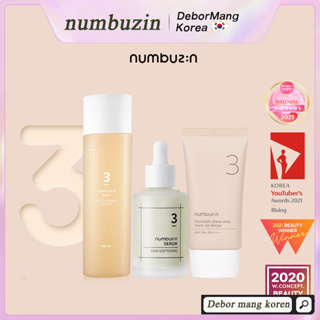 Numbuzin No.3 爽膚水(200ml) + No.3 Serum(50ml) + No.3 Tone up C