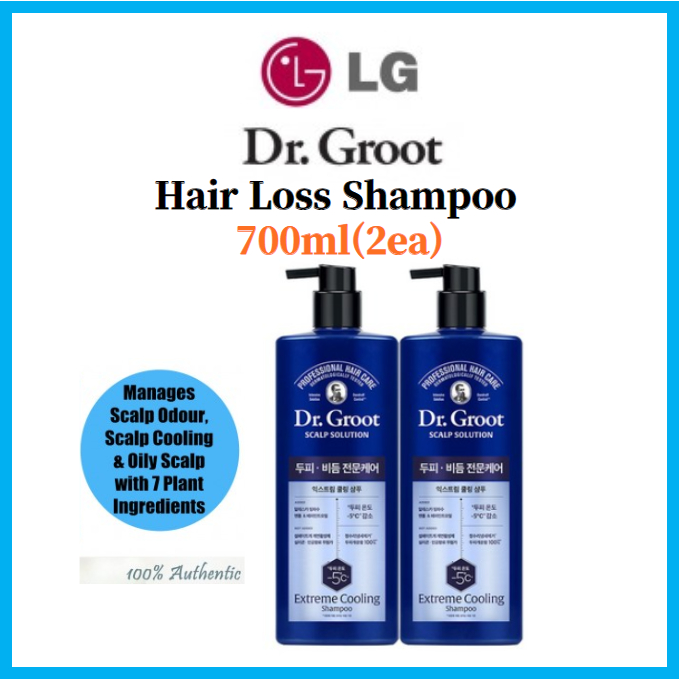Dr Groot 韓國頭皮冷卻脫髮洗髮水 700ml(2ea)