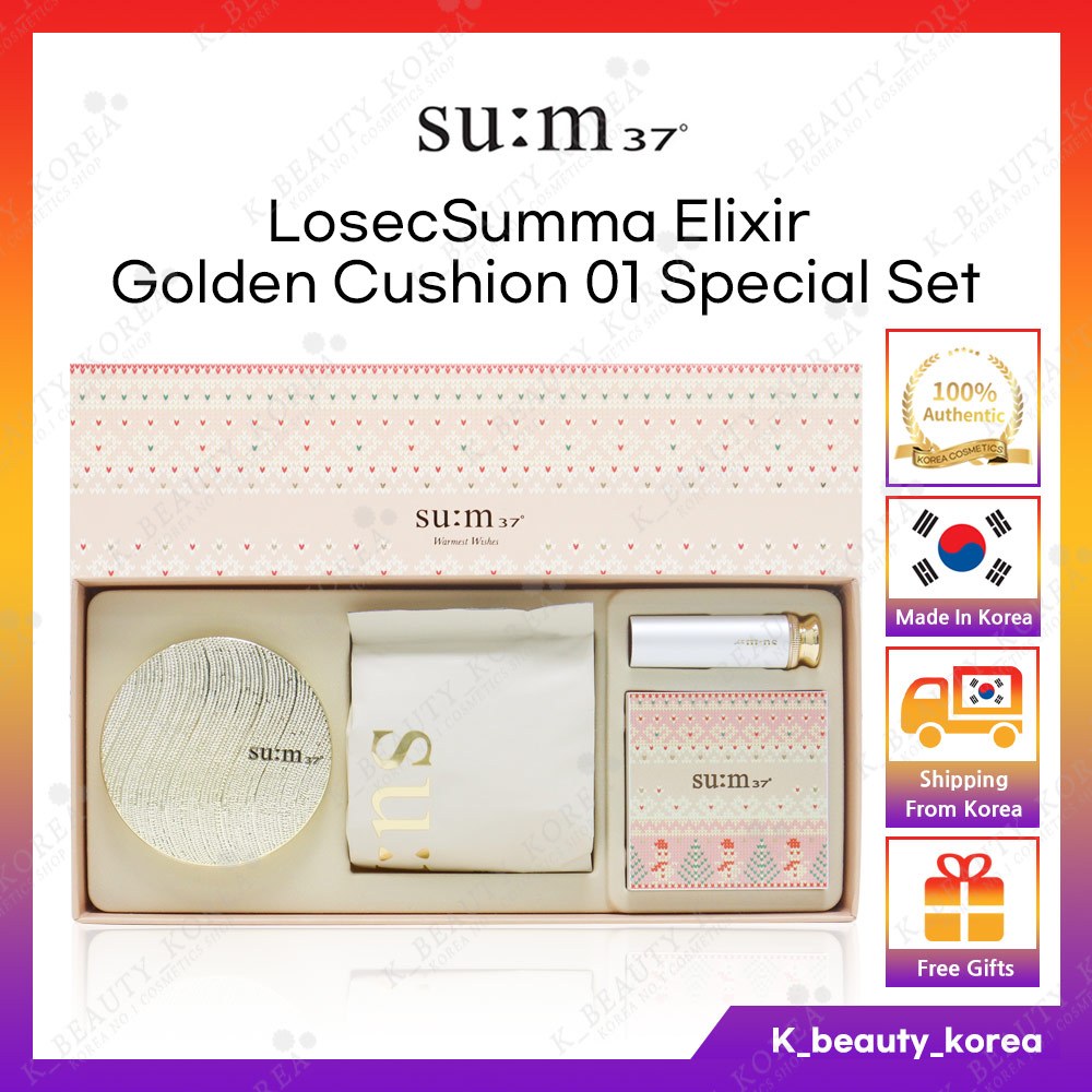 [SU:M37] Sum37 LosecSumma Elixir Golden Cushion “01 Light Be