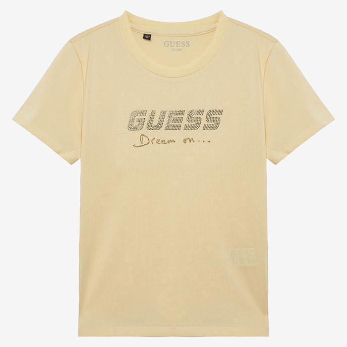 Guess 女式斜角 GUESS 短袖 T 恤