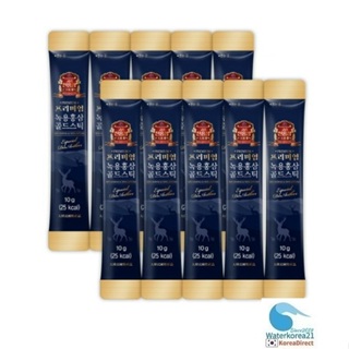 韓國Premium鹿茸紅蔘濃縮液gold10g (30~100包)散裝