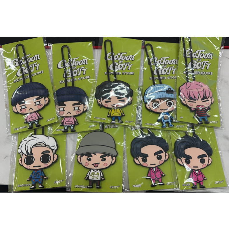 Got7 - 2020 SUMMER STORE/ GOTOON LUGGAGE TAG/ 可以選擇會員/ 韓國直郵