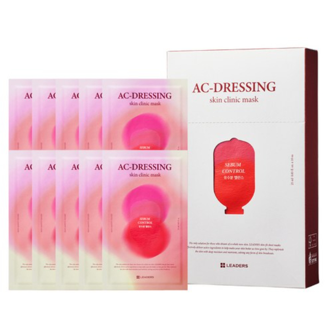 [韓國製造] Leaders AC-Dressing skin 診所面膜 10pieces