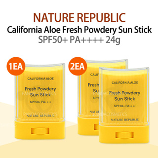 Nature Republic 加州蘆薈清新粉狀防曬棒 SPF50+ PA++++ 24g/面部防曬霜/防曬霜