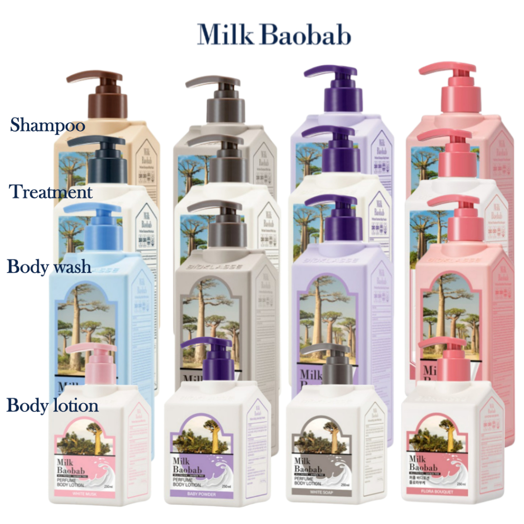 [Milk Baobab] 洗髮水護理沐浴露 500 毫升 250 毫升