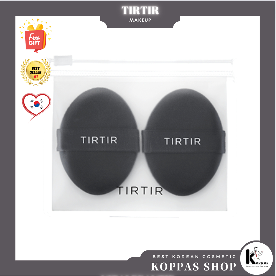 TIRTIR - Soft Shell Cushion Puff 2pc 軟殼氣墊粉撲 2pc