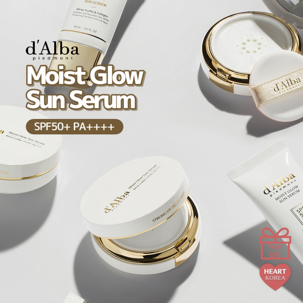 D'alba Moist Glow Sun Serum (SPF50+ PA++++) / 氣墊 / 粉餅 / 防曬霜