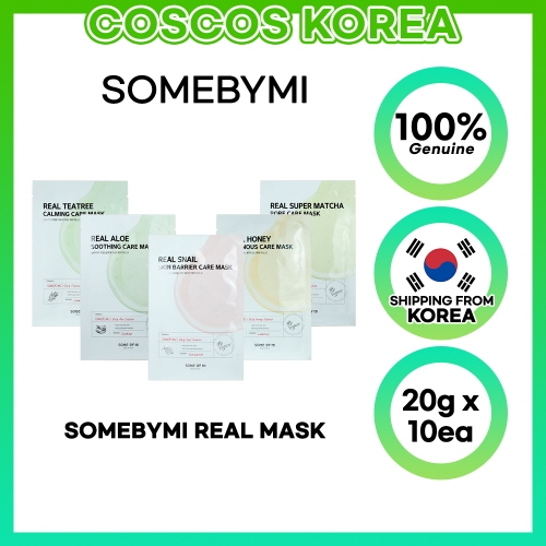 [SOMEBYMI] Some BY MI Real Care 面膜 20g * 10pcs / Teatree Cal