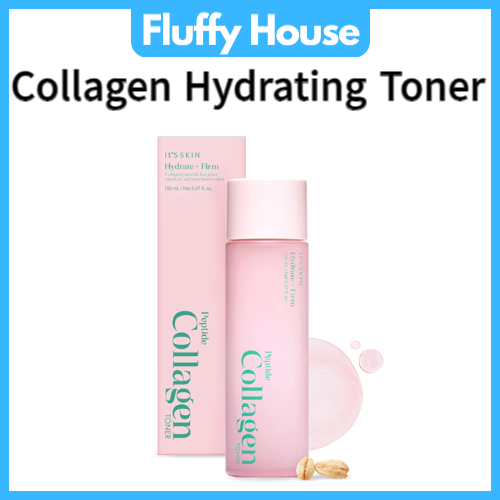 It's Skin Peptide Collagen Toner 150ml 5.07 Fl Oz 保濕爽膚水有機膠原蛋