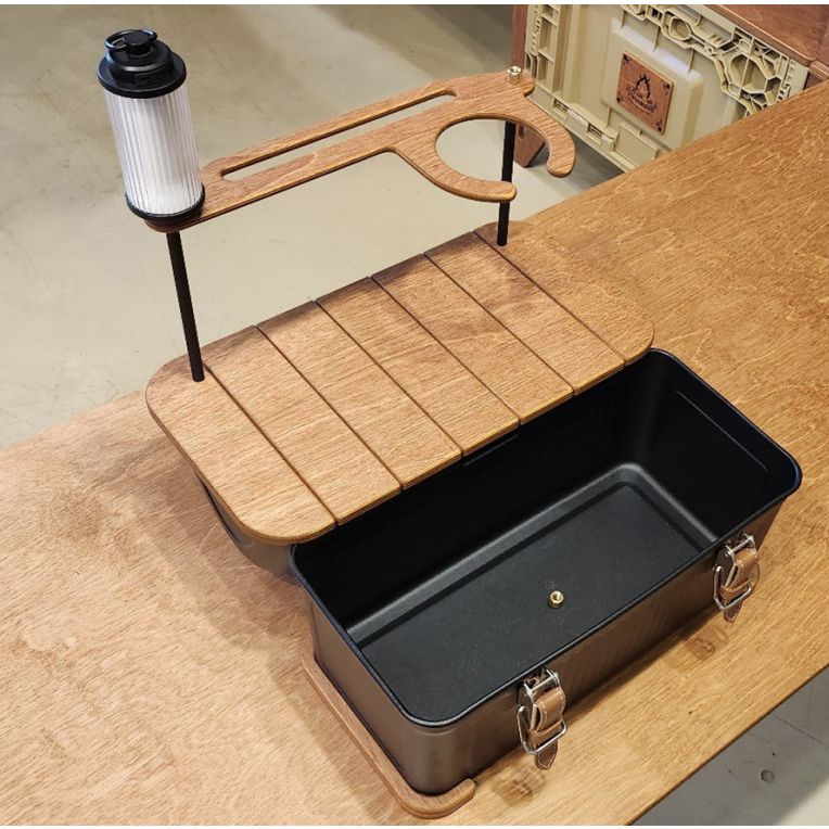 [SeoulLife] 可折疊木板和咖啡滴頭衣架套裝適用於 Stanley 經典午餐盒 9.4 升