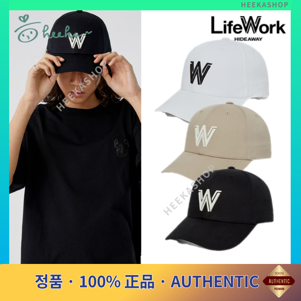 Heekashop KOREA LIFEWORK W 標誌硬球帽(2024 新款)