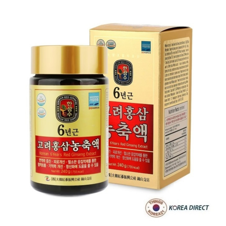 韓國 6年根紅蔘濃縮液100% 240g/大韓紅蔘