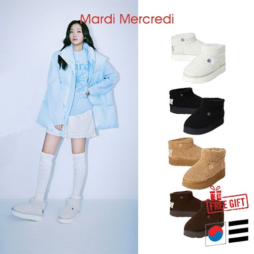 🇰🇷韓國代購 [Mardi Mercredi]  BOUCLE UGG BOOTS 毛圈毛線 靴子 4色