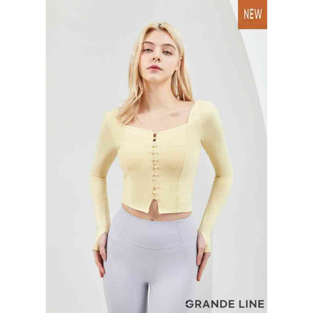 [GRANDE Line] El-soft Snap Point 開衫女裝開衫韓式瑜伽運動服普拉提健身房鍛煉服