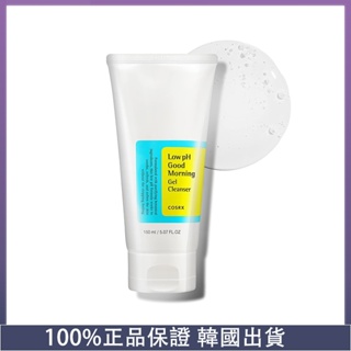 [COSRX] 低 pH 早安凝膠潔面乳 150ml,BHA 0.5%,茶樹葉油 0.5%,敏感肌膚每日溫和潔面乳 15