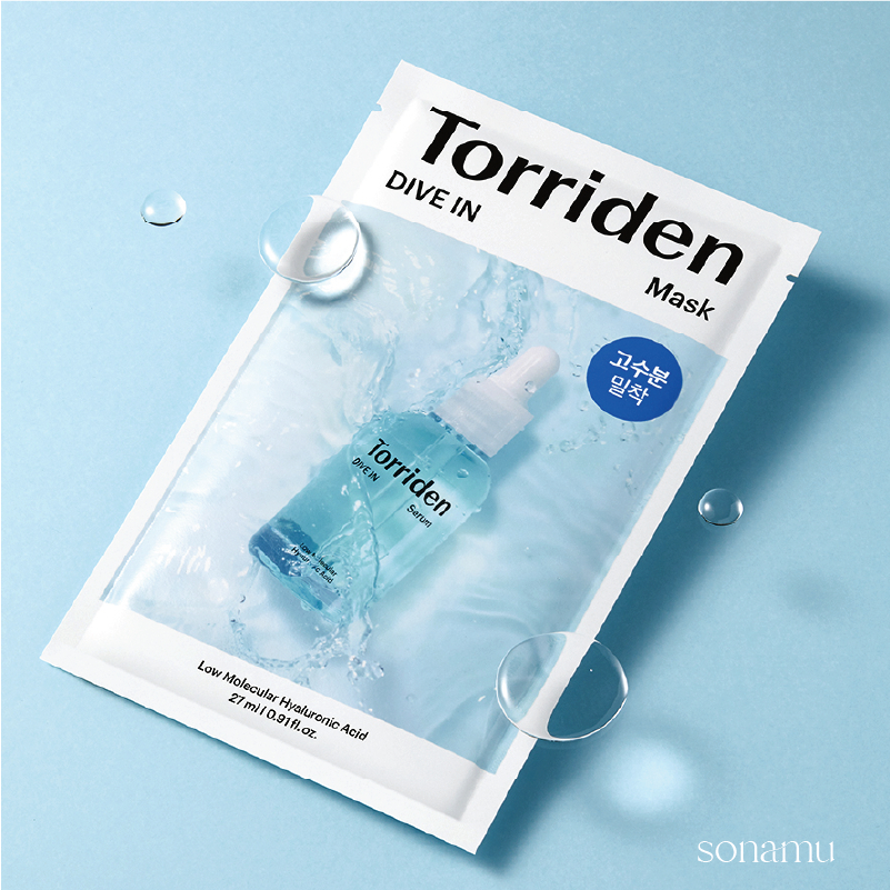 [Torriden] Dive-in 微分子玻尿酸保濕面膜/積雪草舒緩面膜