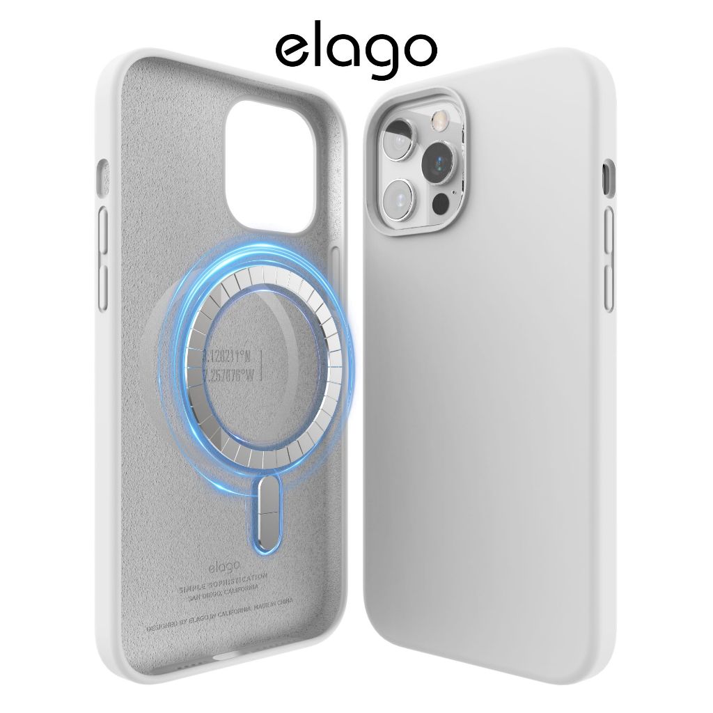 [elago] MagSafe 磁性矽膠手機殼殼 (適用 iPhone 12 Pro Max)