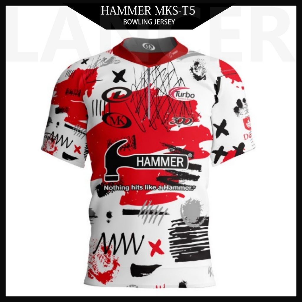 Hammer 保齡球衫 MKS-T5/保齡球 T 恤制服