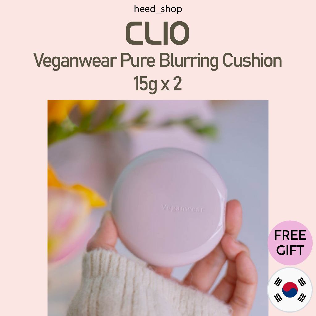 [CLIO] Veganwear Pure Blurring 氣墊 SPF50+, PA+++ 15g+補充裝 15g