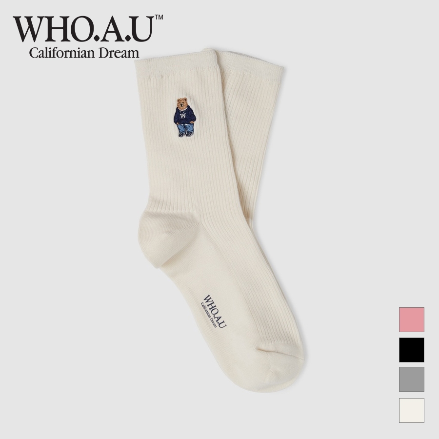 [WHO.A.U] Steve 刺繡襪 | Whaye2233a