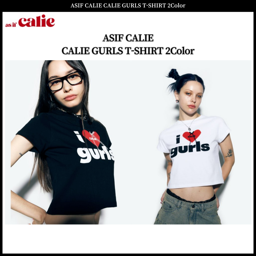 Asif CALIE CALIE GURLS T 恤 2 色