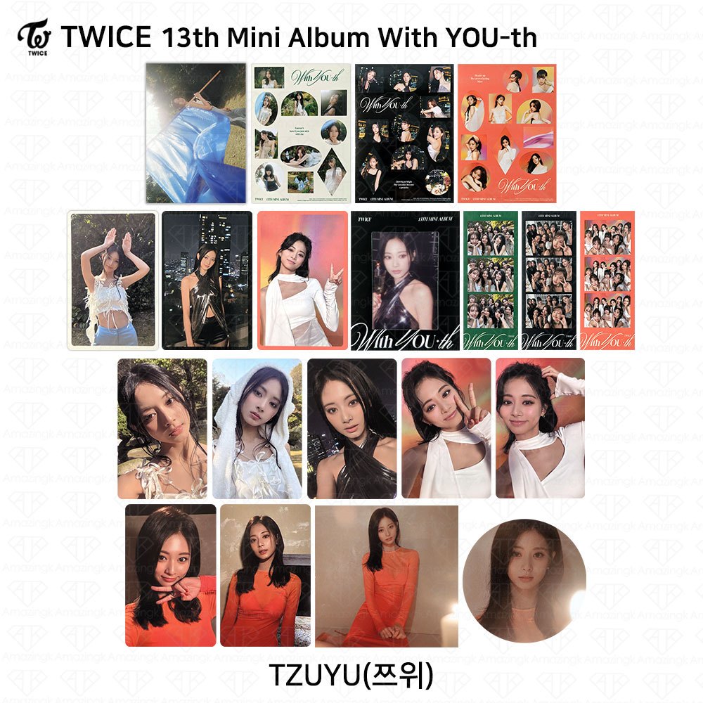 Twice 13th Mini Album With YOU-th Youth 小卡海報電影貼紙 Tzuyu KPOP