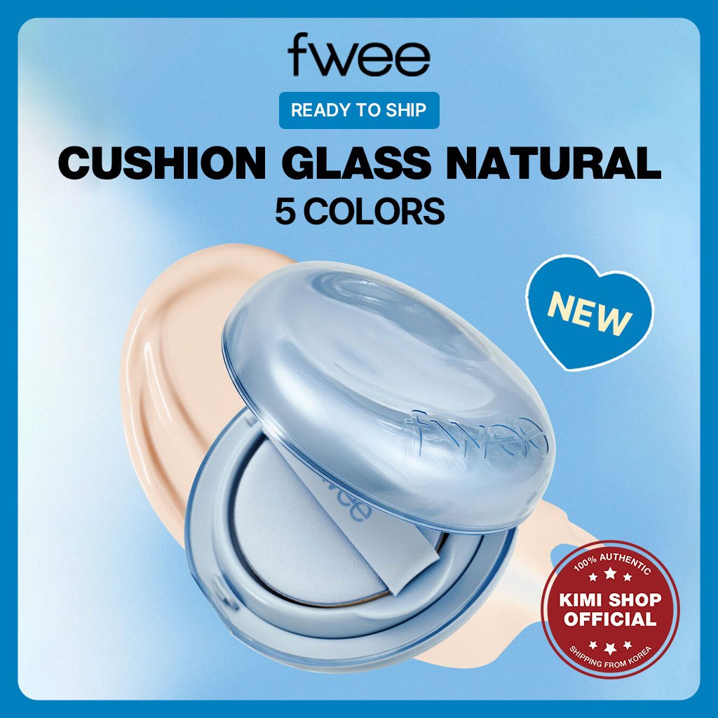 [FWEE] NEW Cushion Glass Natural 5色 SPF50+ PA+++ 霧面 琉璃 氣墊粉餅