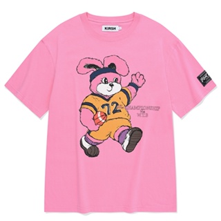 [KIRSH] Witty BUNNY 寬鬆版型圖形 T 恤(粉色)