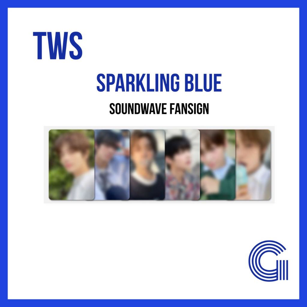 [SOUNDWAVE Fansign] TWS - Sparkling Blue 第 1 迷你專輯 (PHOTHOCAR