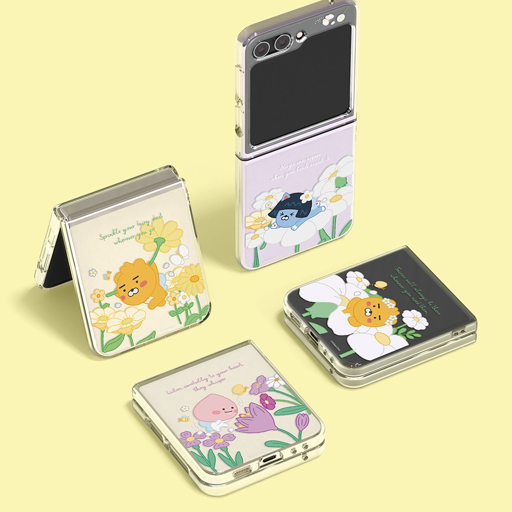 Kakao Friends 官方 {Z Flip 5}手機殼 TINY FAIRY Clear Slim