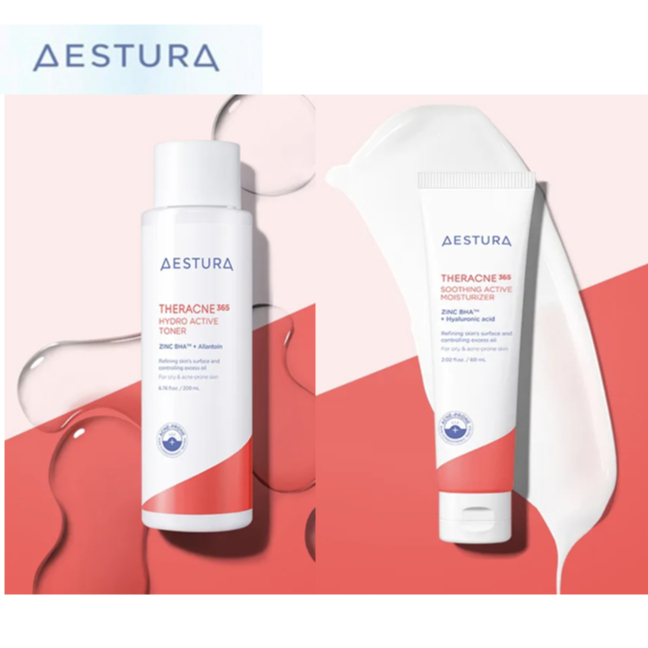[AESTURA] Theracne 365 水潤活性爽膚水 / 舒緩活性保濕霜